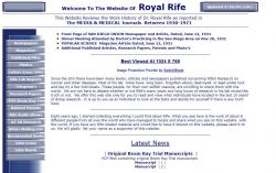 Website Of  Royal Rife, by Stan Truman